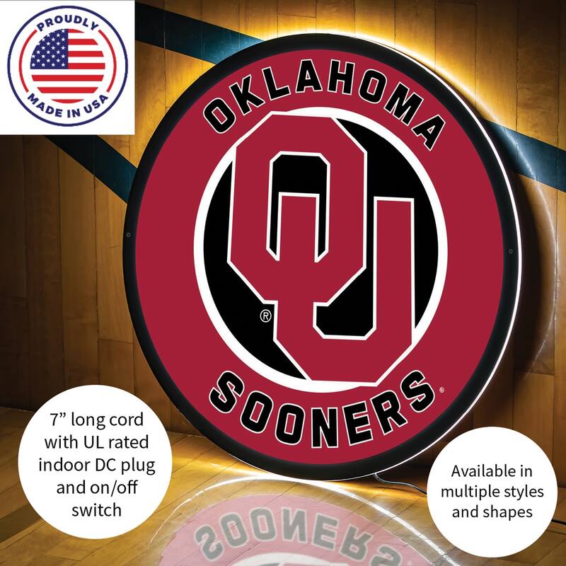 University of Oklahoma LED Lighted Sign