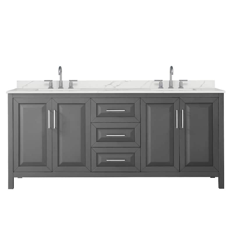 Wyndham Collection WCV252580D-QTZ-US3MXX Daria 80" Free Standing