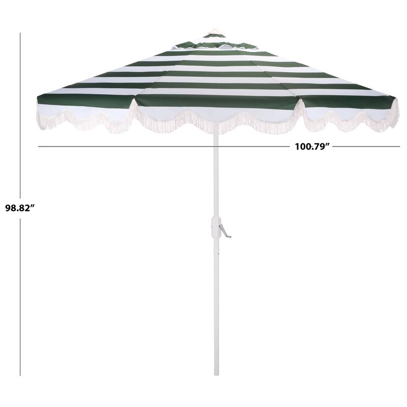 SAFAVIEH Outdoor Living Lucerna 9ft Crank Umbrella