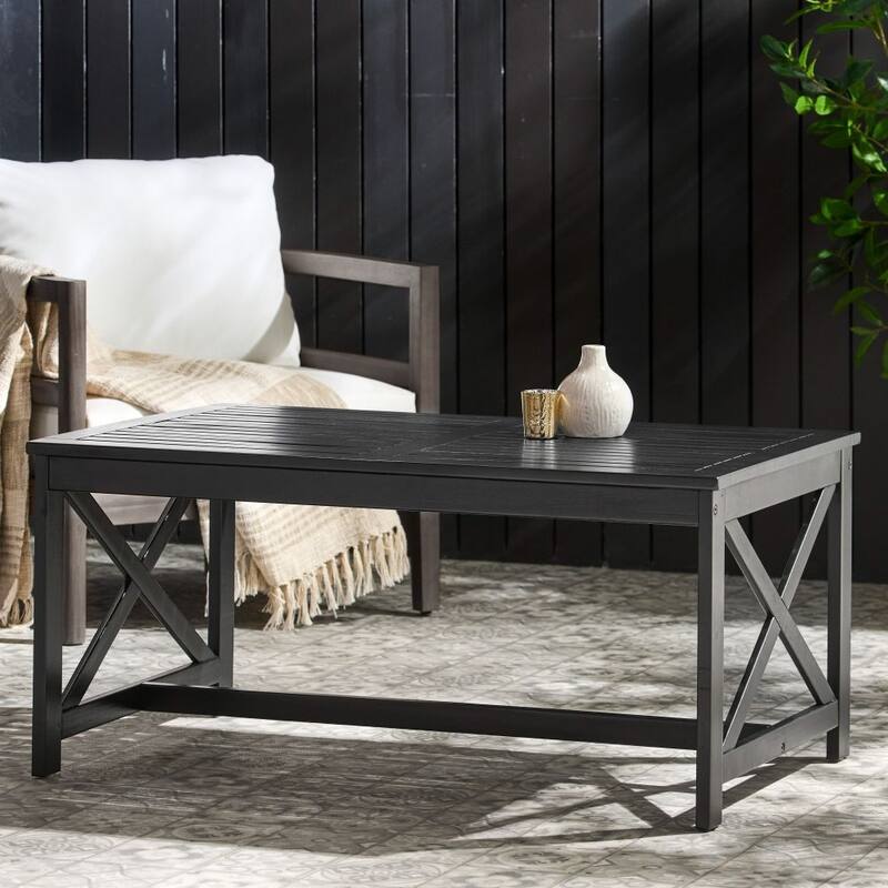 Wood Functional Outdoor Coffee Table