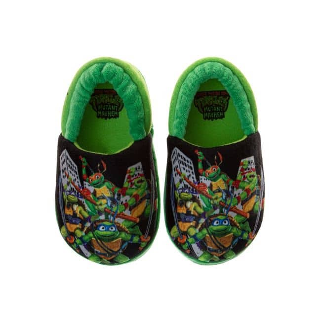 TMNT Boys' Dual Sizes Slippers (Toddler/Little Kids) - 07-08 - Black/Green