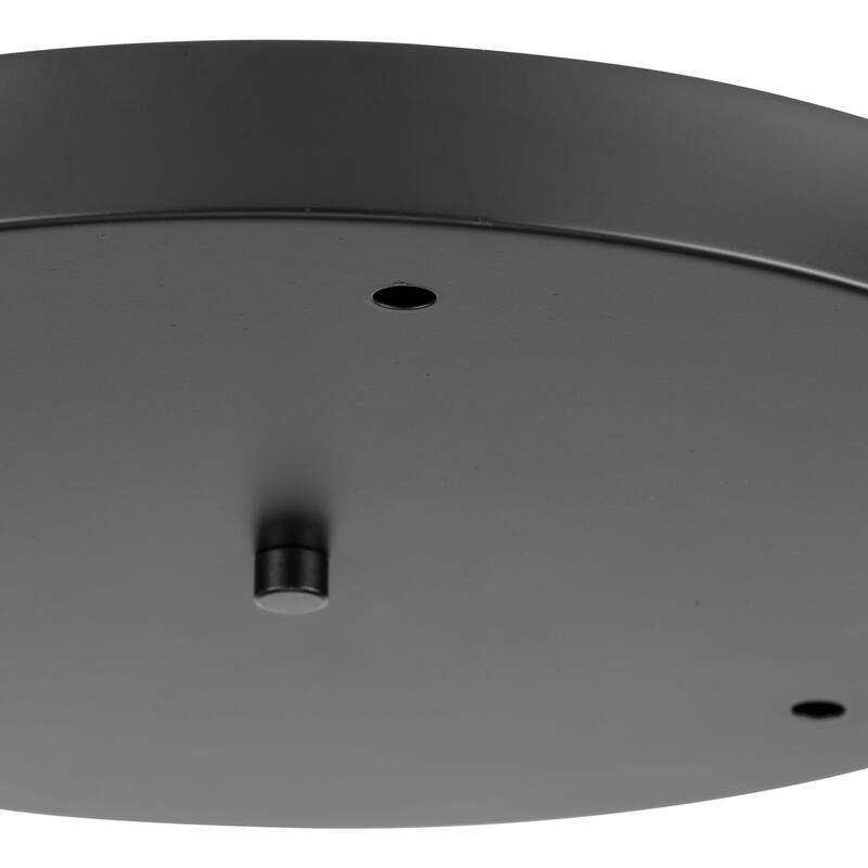 Canopy Kit 15-1 2" Round for Up to 3 Pendants - Matte Black - 15.5 in x 15.5 in x 1.37 in