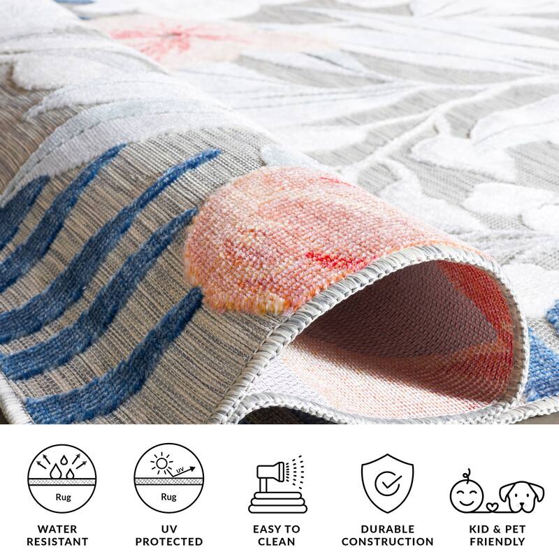 SAFAVIEH Cabana Indoor/ Outdoor Waterproof Transitional Rug