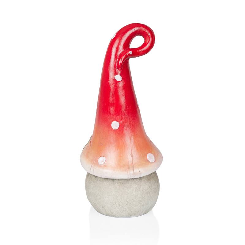 Gnome Covering Eyes with Red Ombre Hat