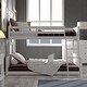 preview thumbnail 47 of 83, Living Essentials by Hillsdale Capri Wood Bunk Bed Twin Over Full Bunk - White