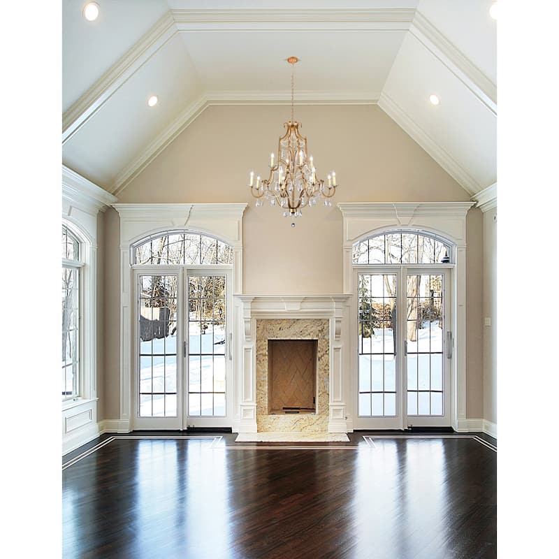 Electra 12 Light Up Chandelier With Oxidized Bronze Finish - Oxidized Bronze