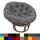 preview thumbnail 3 of 25, Bali 42-inch Rattan Papasan Chair with Twill Cushion