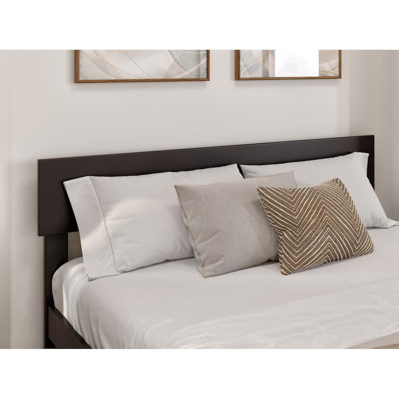 AFI Boston Solid Wood Headboard - Espresso - Full