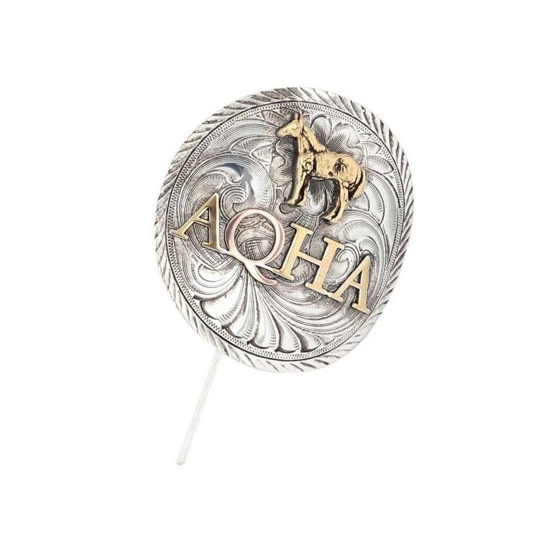 Montana Silversmiths Barrette Womens AQHA Concho Hair Pin QHP5494
