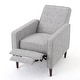 preview thumbnail 2 of 58, Mervynn Button Tufted Recliner (Set of 2) by Christopher Knight Home
