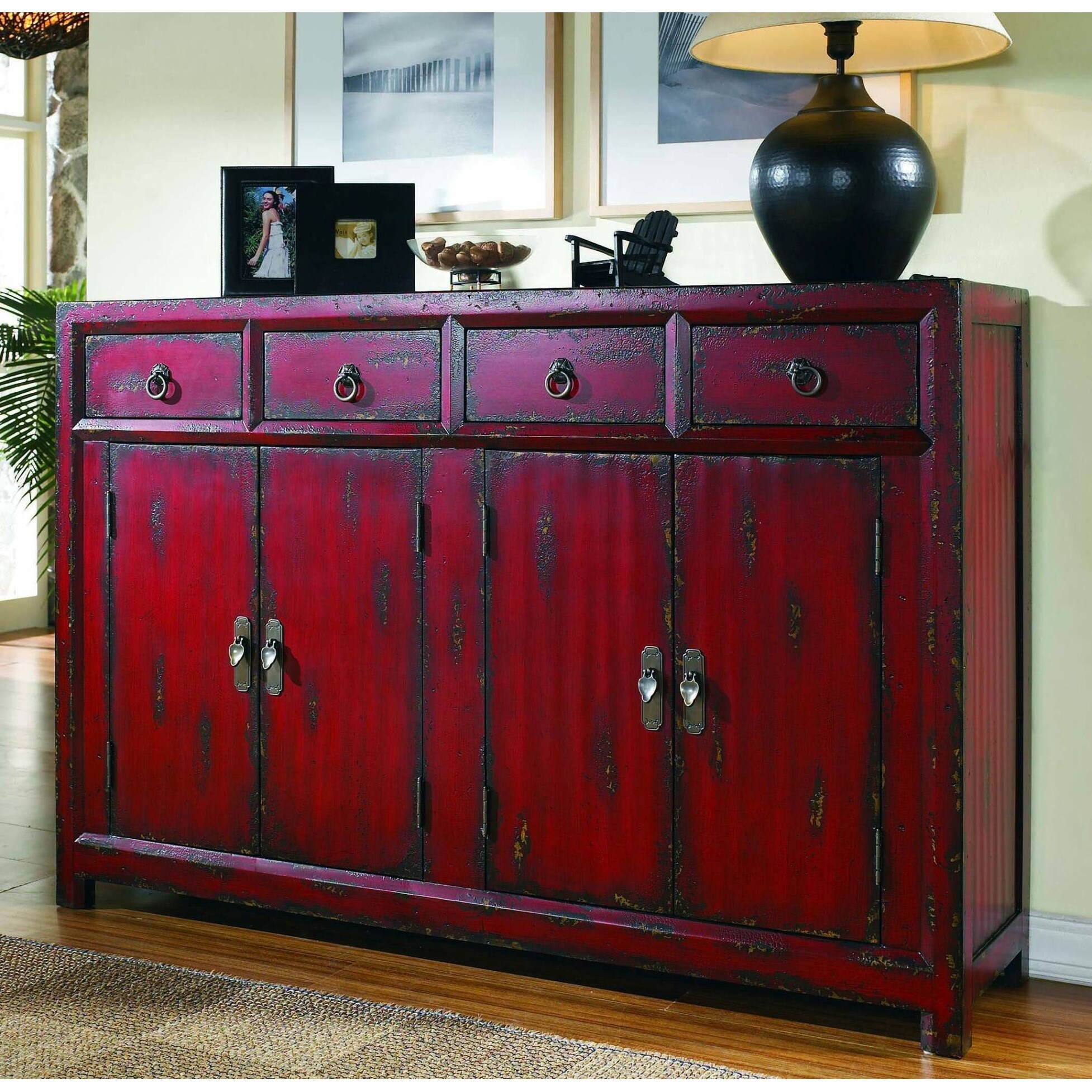 Shop Hooker Furniture 500 50 711 58 1 4 Wide Hardwood Cabinet