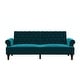 preview thumbnail 34 of 41, The Novogratz Upholstered Cassidy Futon Convertible Couch