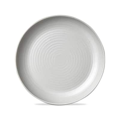 Light Gray Brooklyn Melamine Plastic Dinning Salad Plate Dishwasher Safe Indoor/Outdoor 9x9 inch Salad Plate