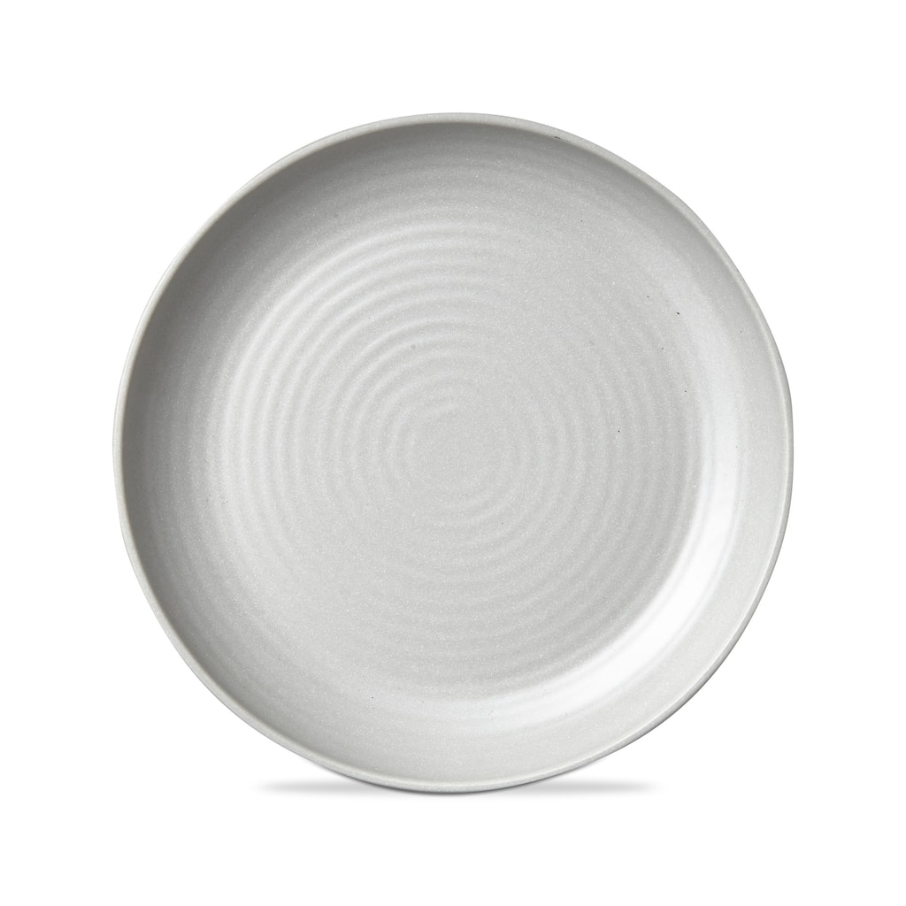 Light Gray Brooklyn Melamine Plastic Dinning Salad Plate Dishwasher Safe Indoor/Outdoor 9x9 inch Salad Plate