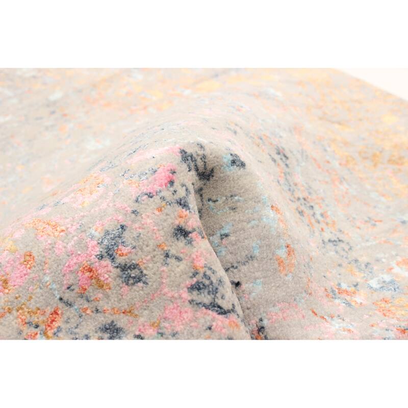 ECARPETGALLERY Hand-knotted Heritage Grey Silk, Wool Rug - 2' 8" x 11' 11"