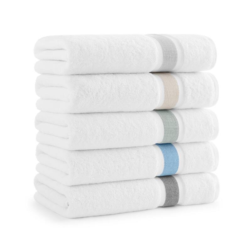 Aston & Arden Aegean Recycled Striped Towel Collection