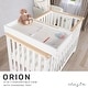 preview thumbnail 6 of 4, Dream On Me Orion 5 in 1 Convertible Crib with Changer - Vintage White Oak