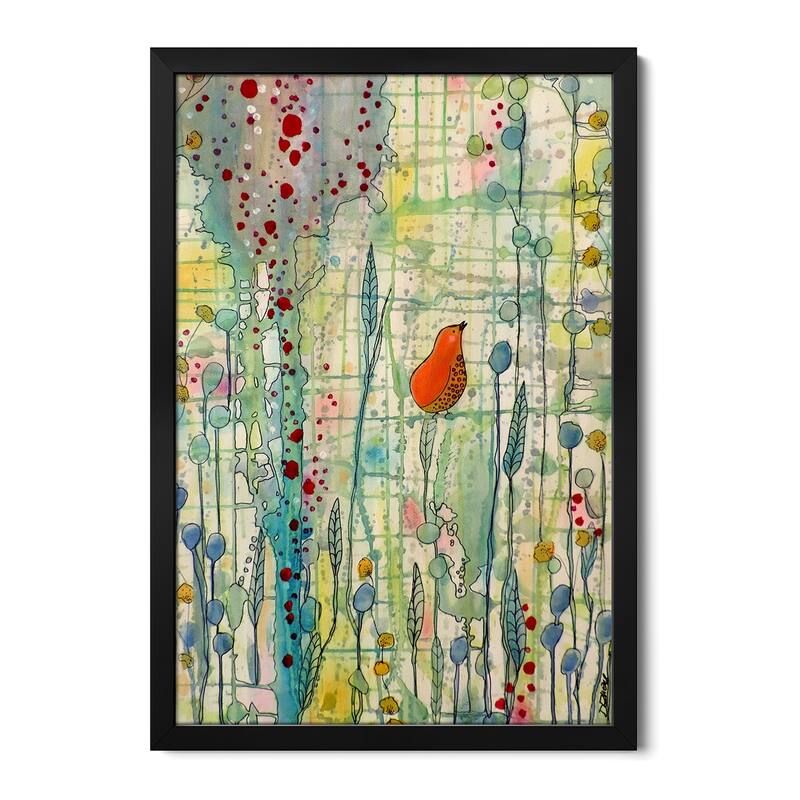 Alpha Premium Framed Poster by Sylvie Demers - Black - 24x32x1