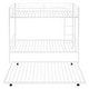 preview thumbnail 14 of 16, Space-Saving Twin over Twin Metal Bunk Bed with Trundle