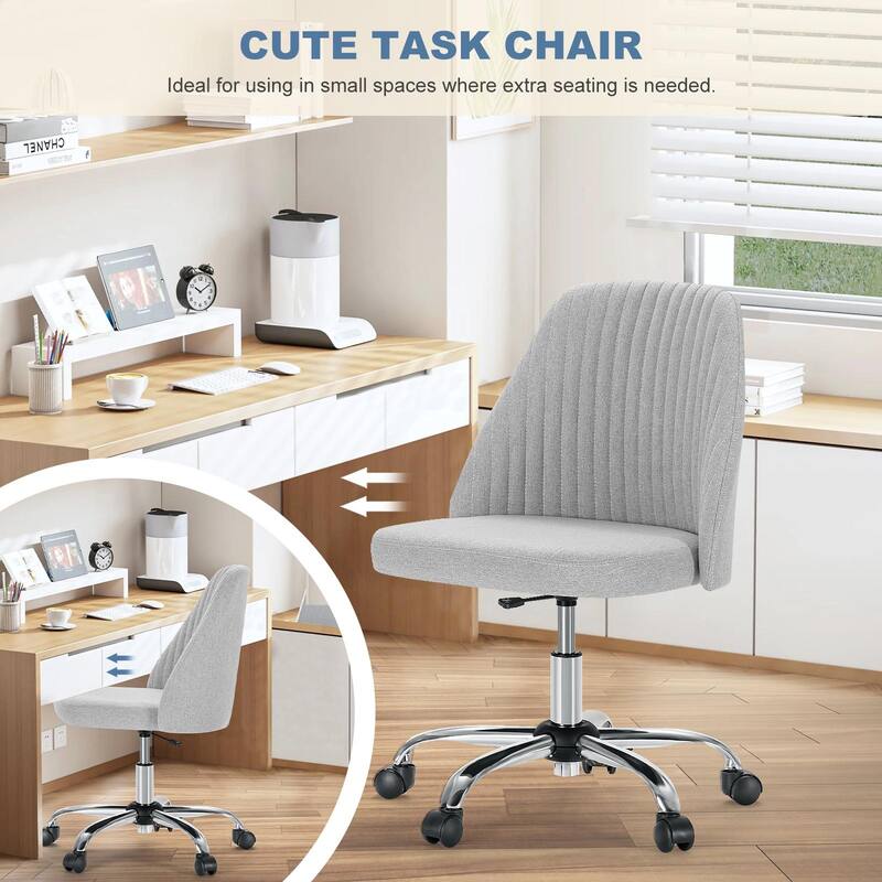 Adjustable Height Swivel Chair for Home Office