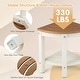 preview thumbnail 10 of 19, Gymax 2-Tier Corner Shower Bench Stool Waterproof Bathroom Stool Heavy