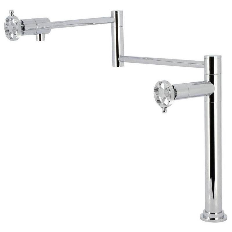 Kingston Brass KS470.RKZ Wendell 3 GPM Single Hole Pot Filler - Polished Chrome