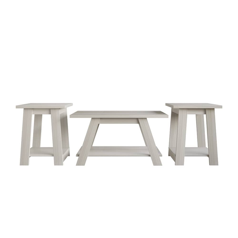 CraftPorch 3-Pieces Coffee Table Set