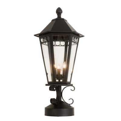 Meyda Tiffany 205328 Yorkshire 3 Light 30" Tall Post Light