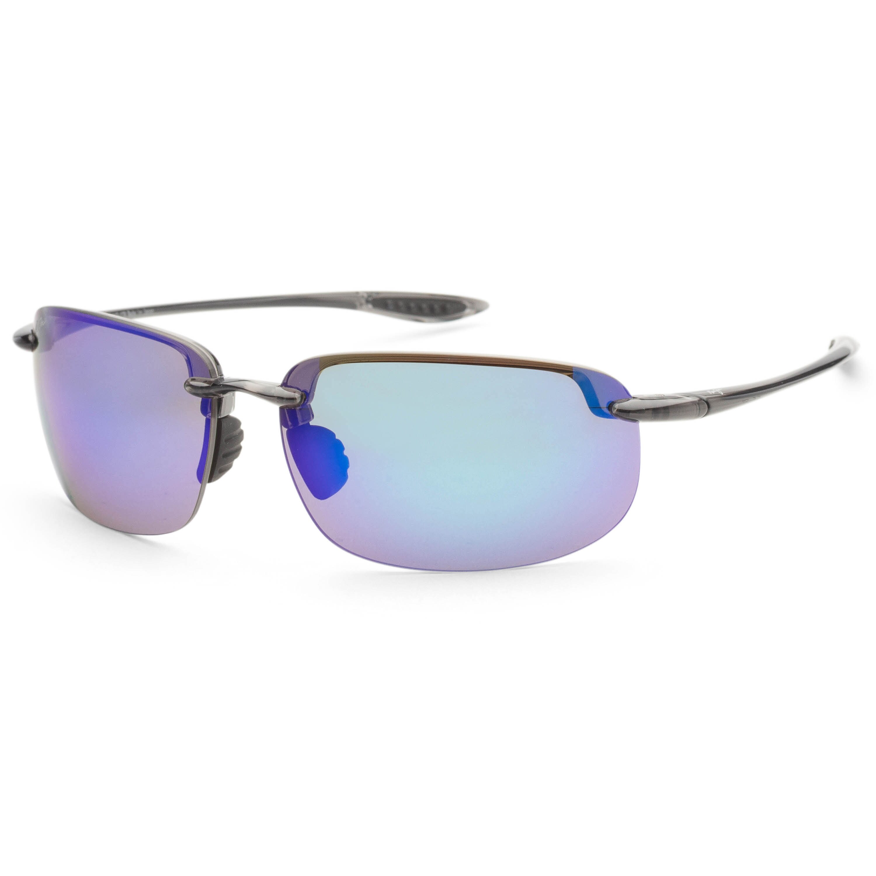 Maui Jim Men's Hookipa Xlarge 68 mm Grey Sunglasses MJ0456S-002