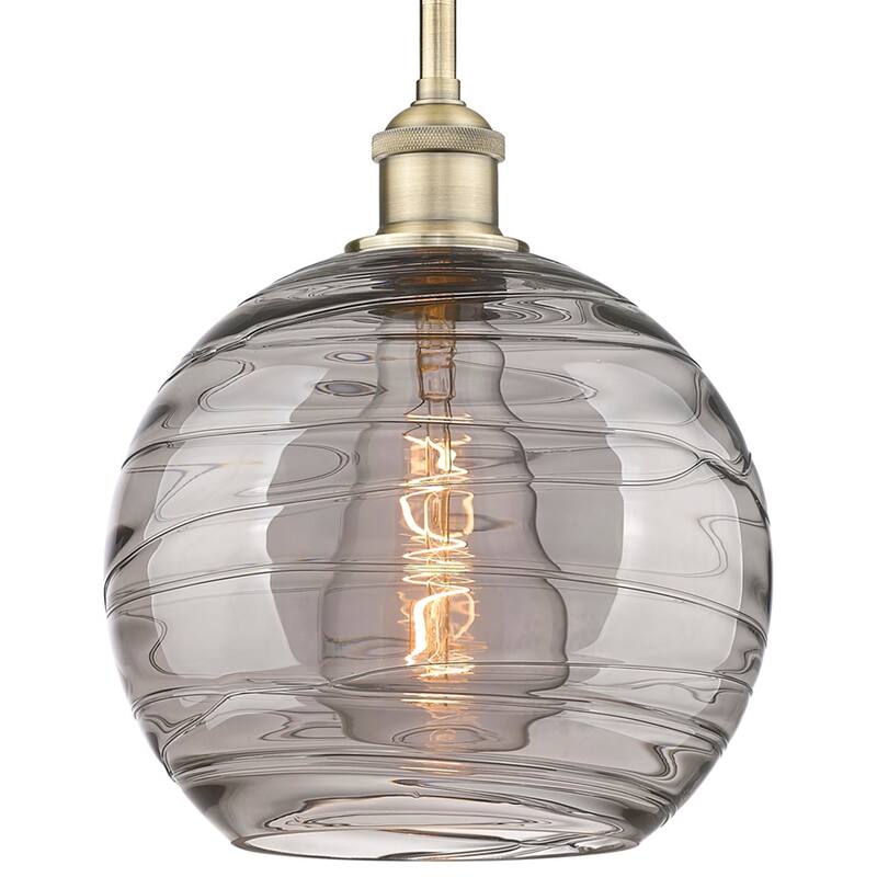 Innovations Lighting 616-1S 11 10 Athens Deco Swirl Pendant Athens - Antique Brass