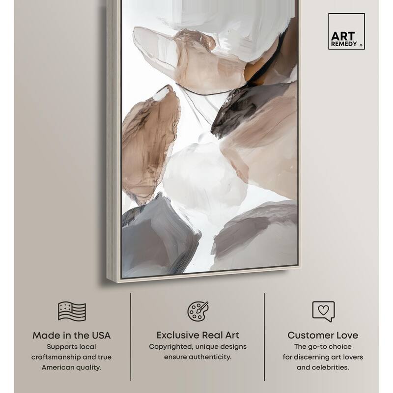 Sedimentary Hues I Canvas by Art Remedy