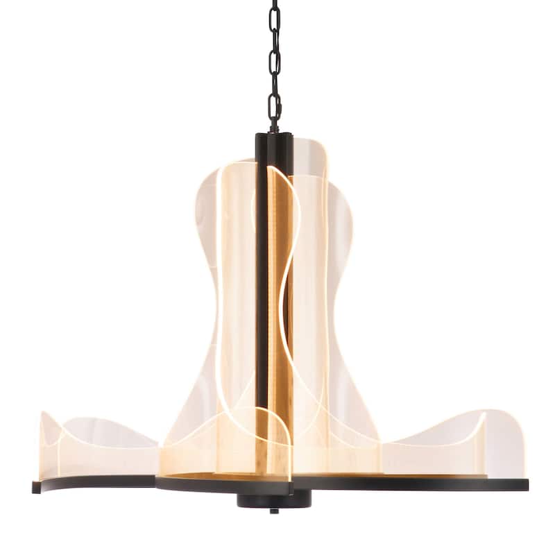 Craftmade 59626-LED Estrella 36" Wide Chandelier - Flat Black