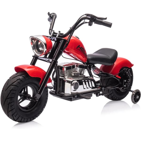 slide 2 of 20, Kids Ride On Dirt Bike, 36V Electric Off-Road Motorcycle, Top Speed Up to 16.5 Mph, Spring Suspension Red