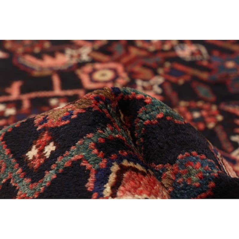 ECARPETGALLERY Hand-knotted Andelz Navy Wool Rug - 3'6 x 9'4