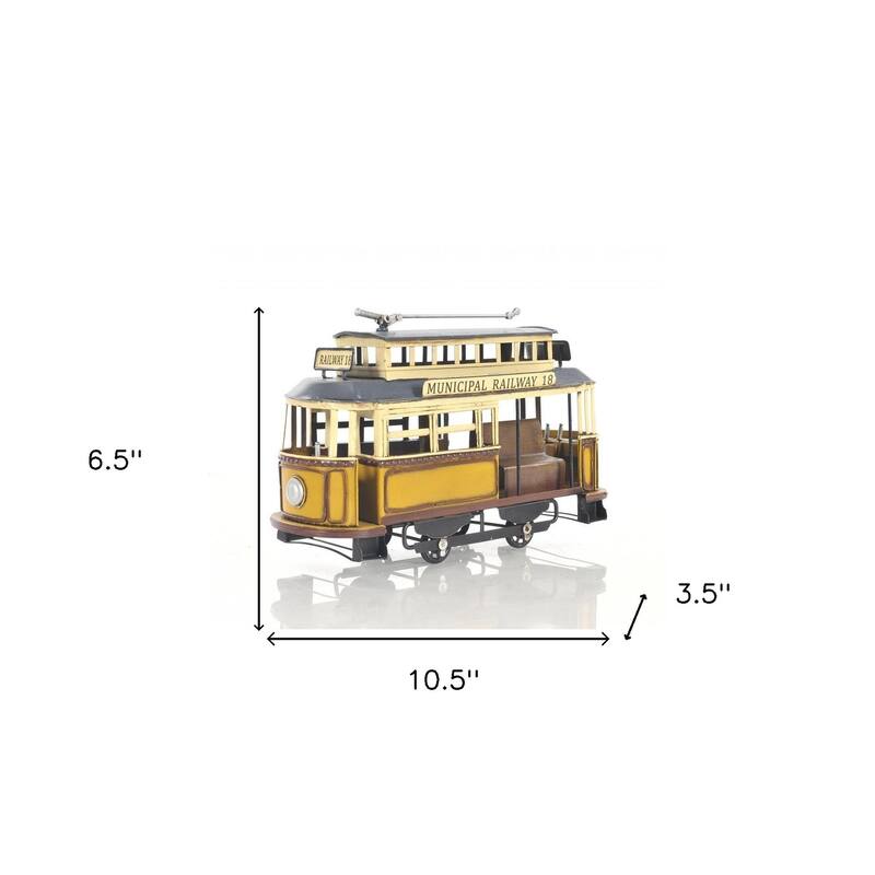 Railway Cable Car Sculpture