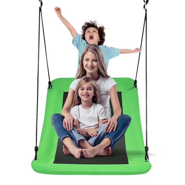 700lb Giant 60 Inch Skycurve Platform Tree Swing for Kids and