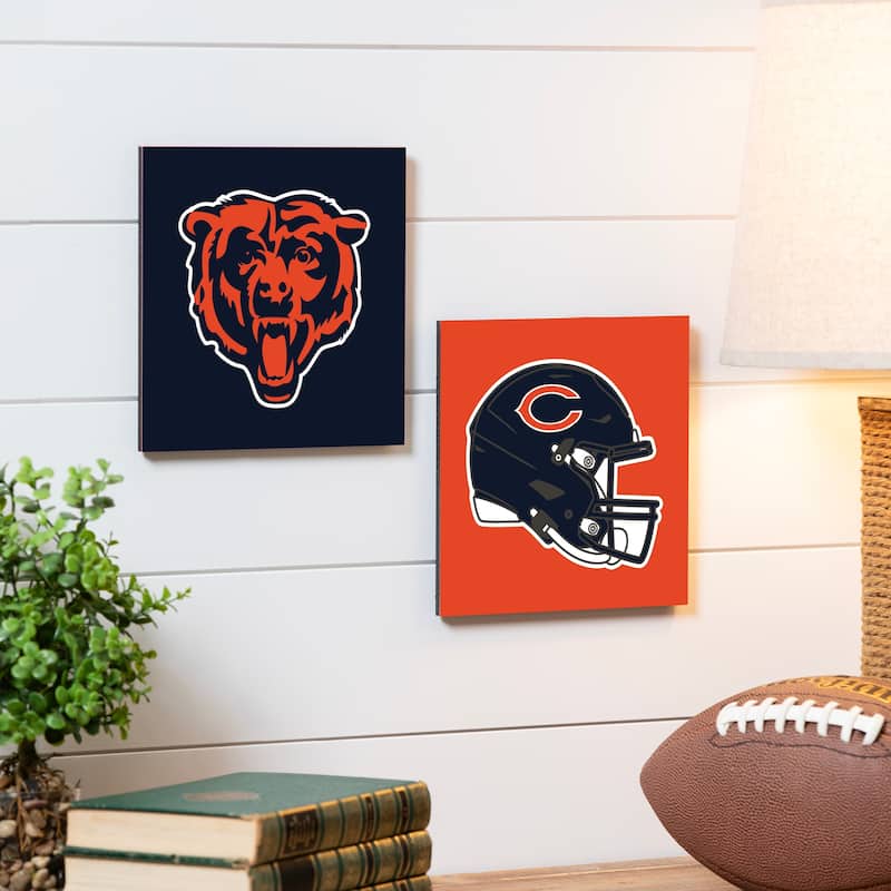 Chicago Bears Foam Core Wall Decor - White