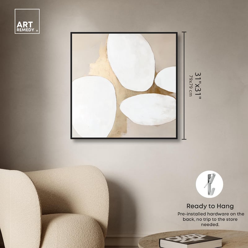 Stacked Stones III Canvas by Art Remedy