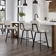 preview thumbnail 35 of 37, Amisco Clarkson Swivel Counter Stool
