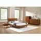 preview thumbnail 1 of 16, Dylan 5pc Queen Platform Bedroom Set in Copper