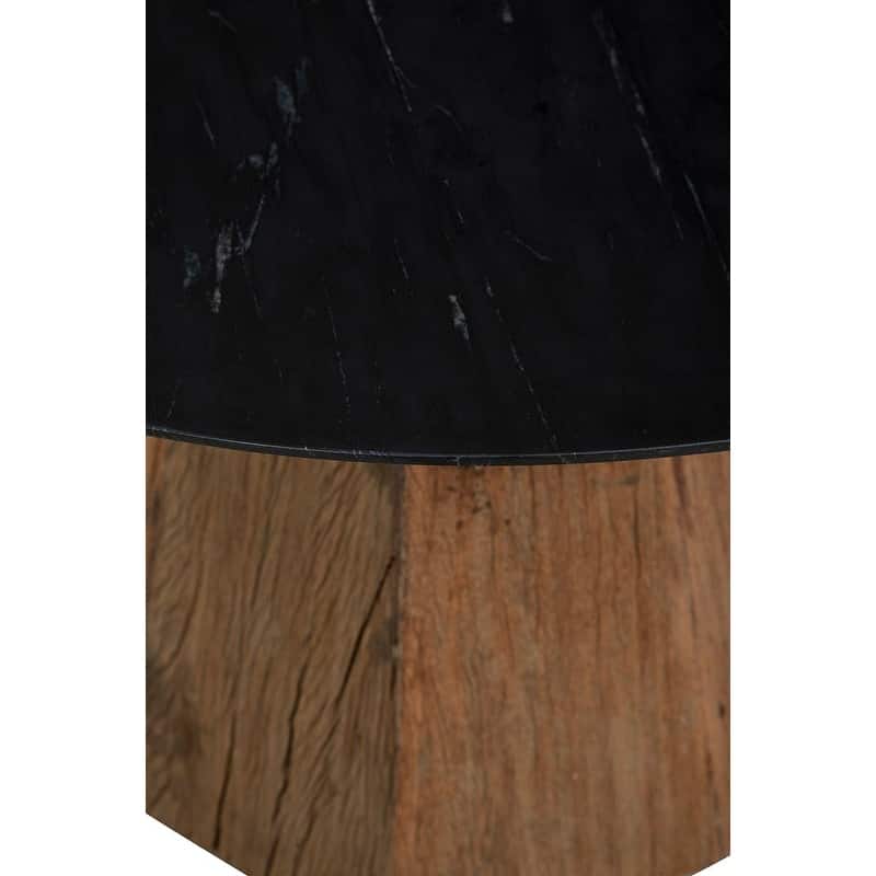 Furniture Classics Wood Phoebe Marble Dining Table