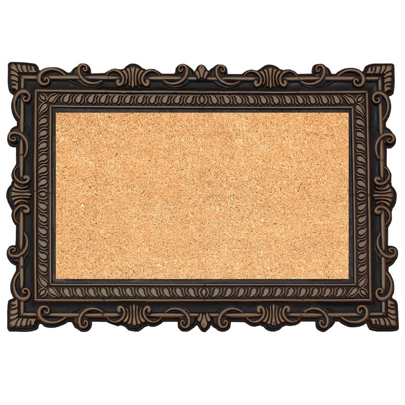 A1HC Carson Rubber and Coir 24" X 36", Heavy Duty Anti Slip Welcome Indoor Outdoor Doormat - Bronze/Beige