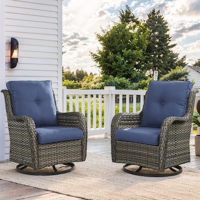 22 in x 24 in Outdoor Chair Deep Seat Replacement Cushion - N/A