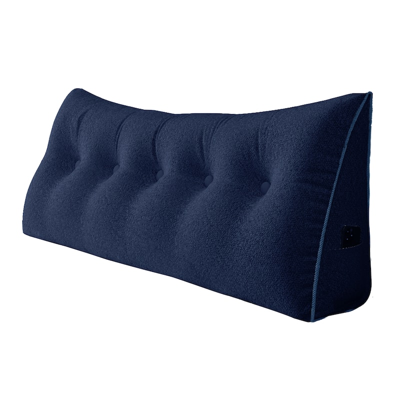 WOWMAX Bed Rest Wedge Bolster Daybed Dorm Bunk Bumper Reading Pillow