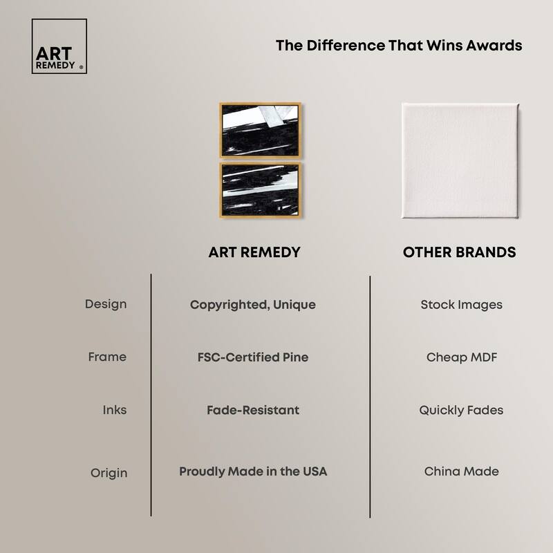 Geometric Story Canvas Set of 2 by Art Remedy