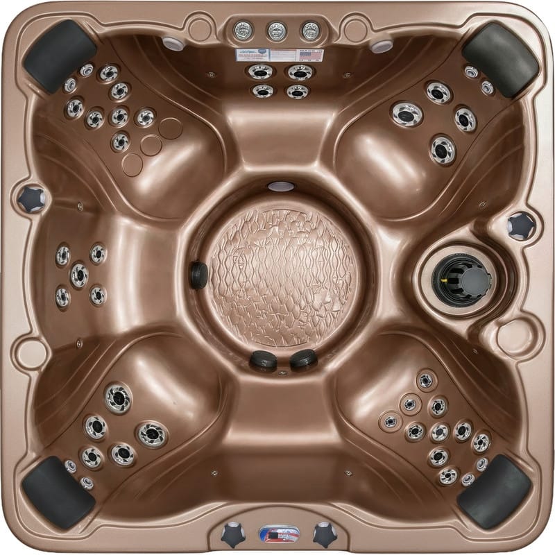 American Spas 7-Person 45-Jet Premium Acrylic Bench Spa Standard Hot Tub with Ozonator and Bluetooth Sound System