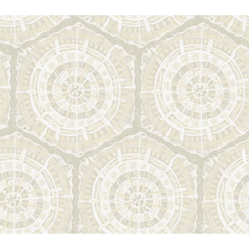 LiLi WhittWhitt Cream Harmony Peel & Stick Wallpaper