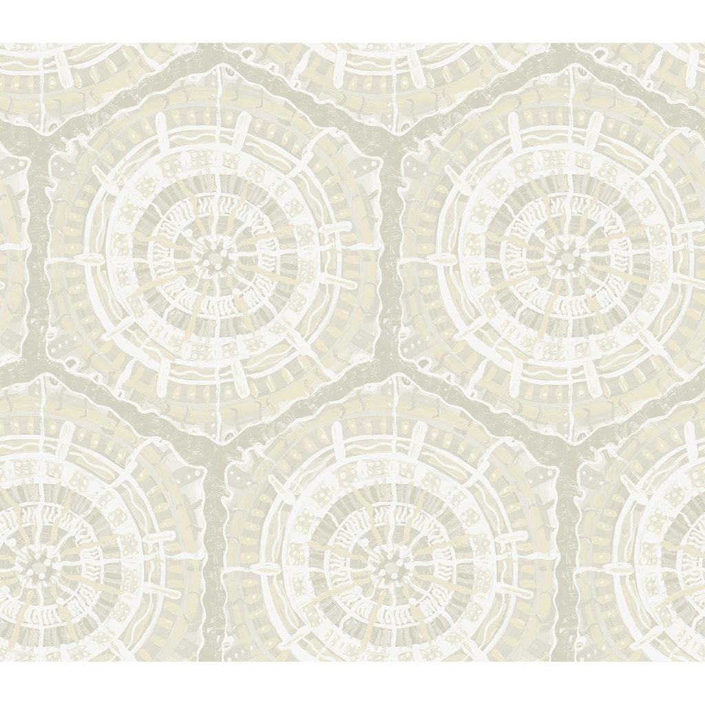 LiLi WhittWhitt Cream Harmony Peel & Stick Wallpaper