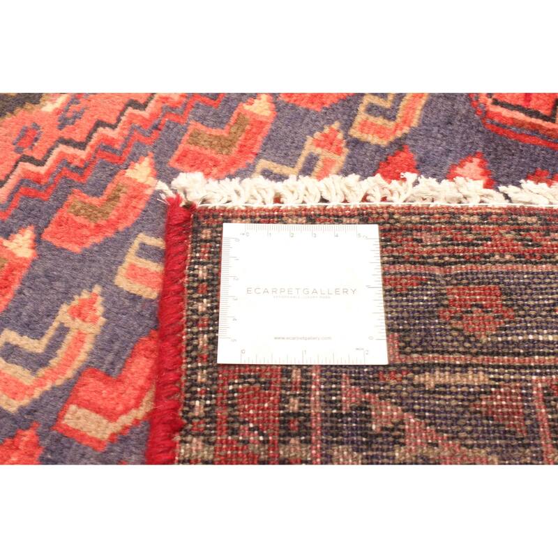 ECARPETGALLERY Hand-knotted Andelz Red Wool Rug - 4'2 x 6'9