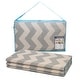 preview thumbnail 4 of 3, Portable Folding Play Mat - Zig Zag - Multi